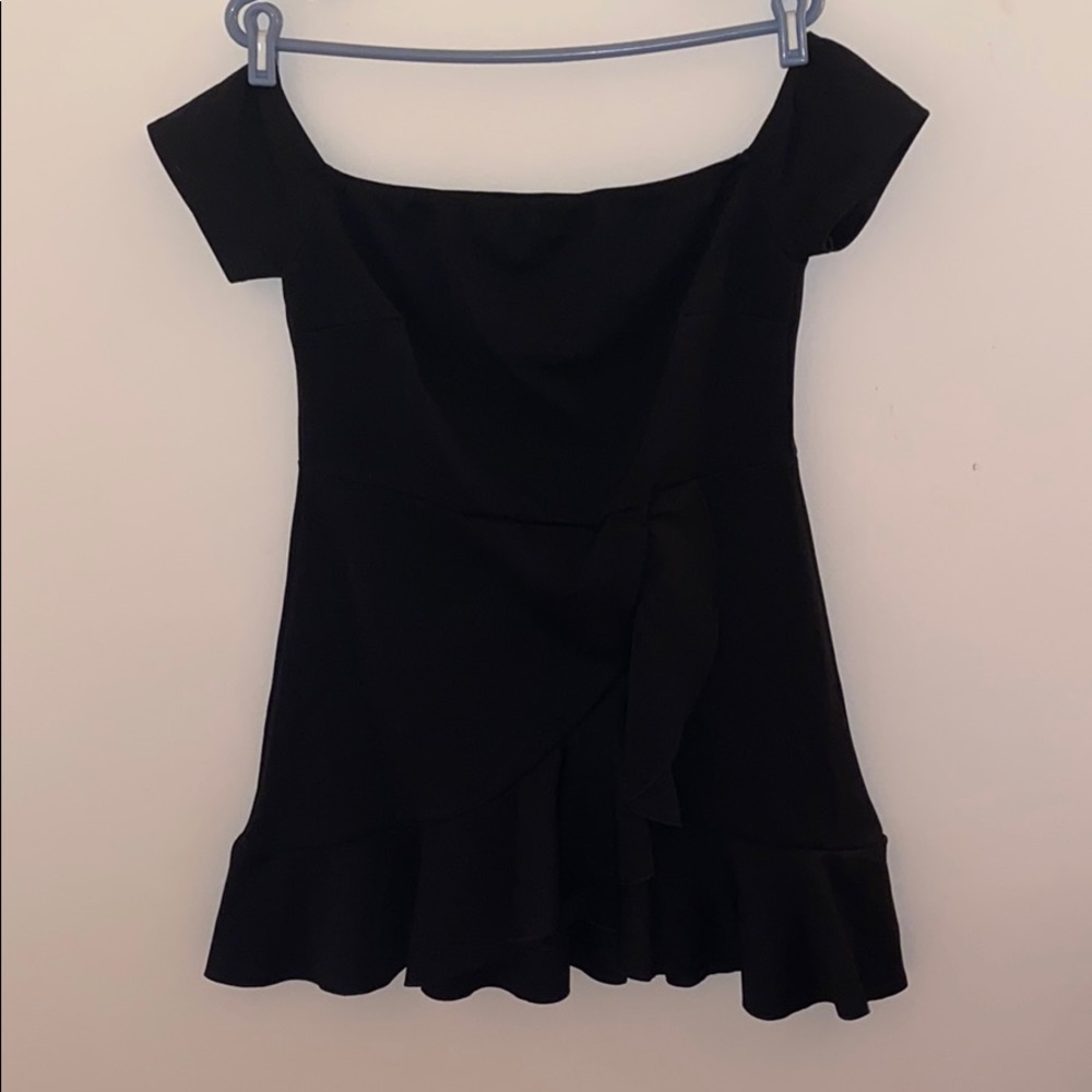 Nasty Gal off the shoulder dress